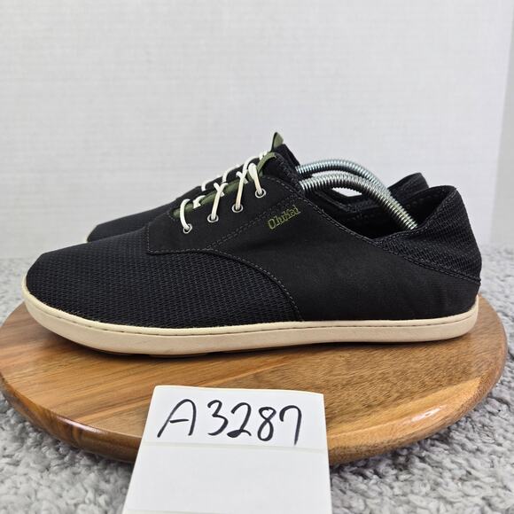 Olukai Nohea Moku Black Mesh Slip On Casual Daily Lifestyle Sneaker Mens 9.5 main image 13